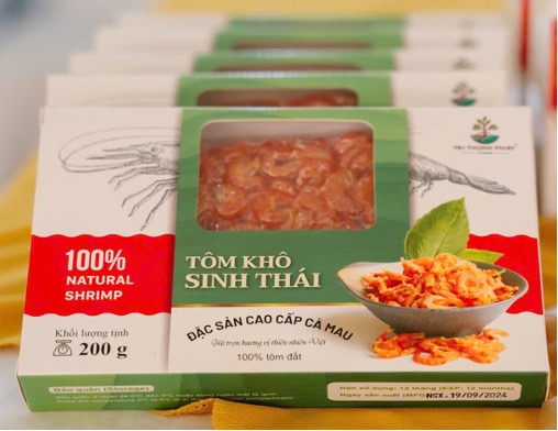 Tôm khô sinh thái - Hợp Tác Xã Tài Thịnh Phát Farm